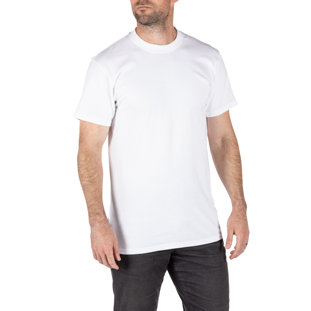 5.11 Tactical - Mens Utili-T Crew Tees (Pack of 3) | White