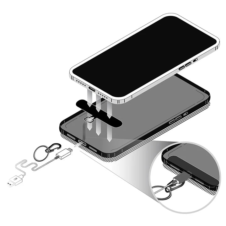 Boomerang - Rach-It Retractable Phone Tether