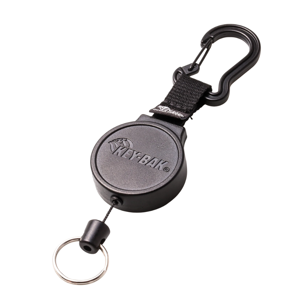 KEY-BAK - MID6 Heavy Duty Retractable Keychain | Carabiner