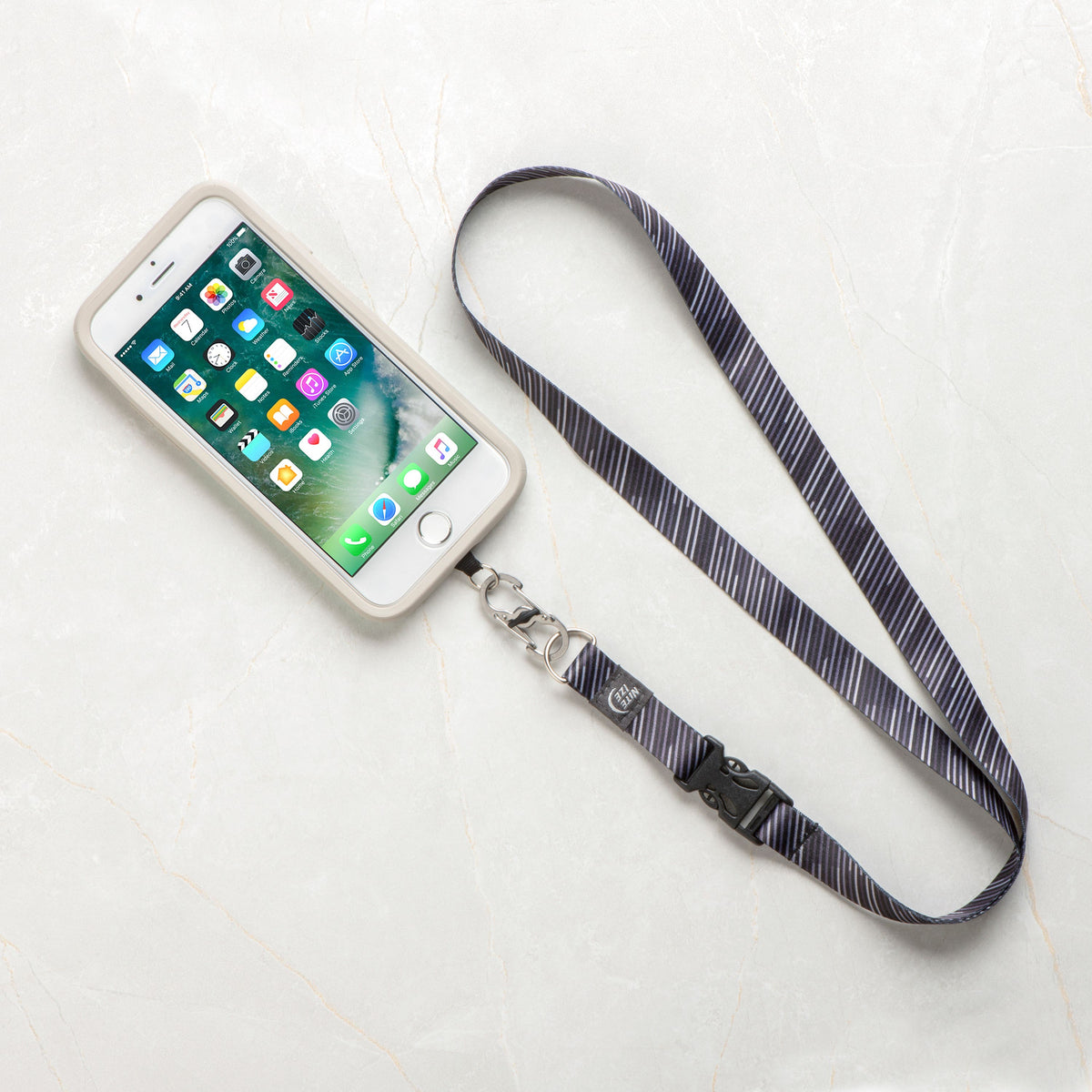 Nite Ize - Hitch Phone Anchor & Lanyard | Black
