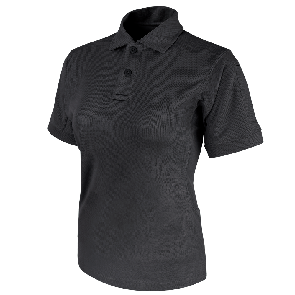 Condor Womens Performance Tactical Polo-Short Sleeves-Condor Outdoor-Black-Small-TacSource