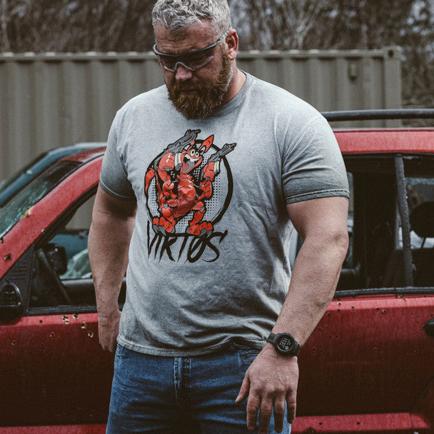 VIKTOS - Smgeed Tee | Charcoal Heather