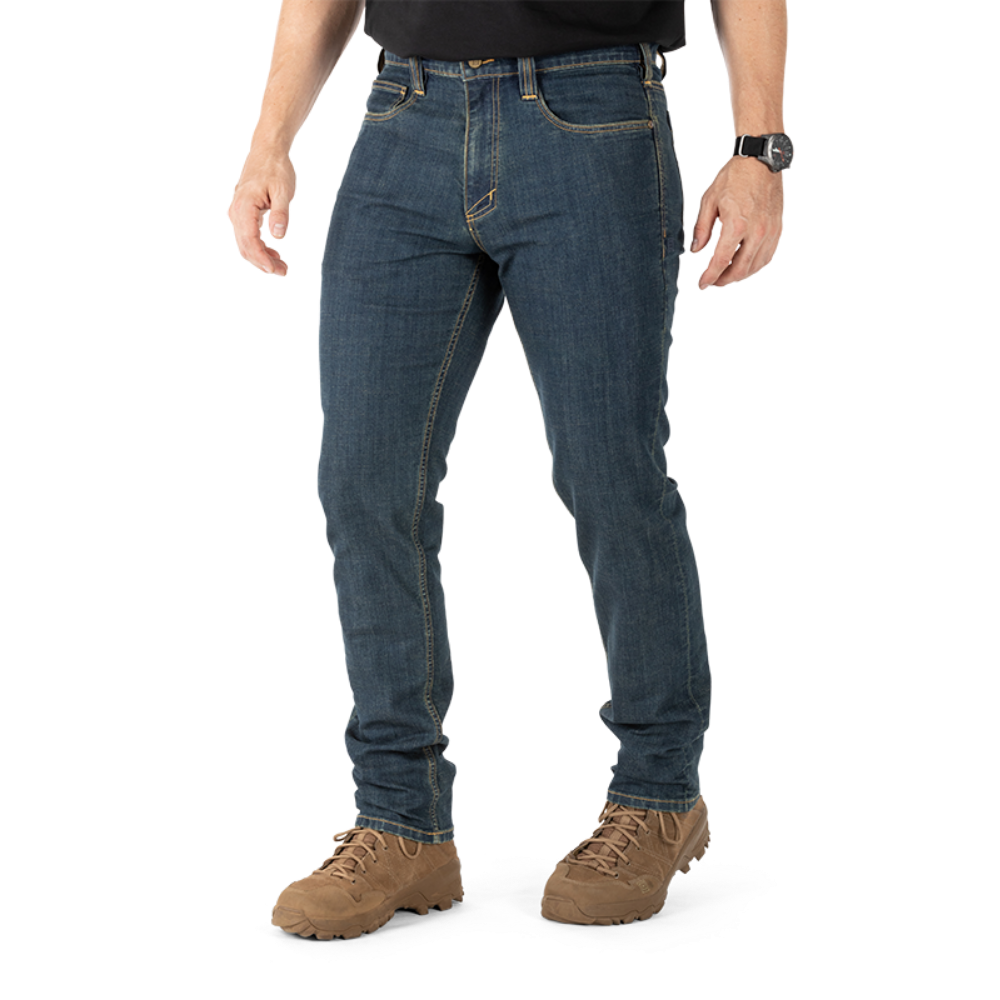 5.11 Tactical - Defender Flex Slim Jeans | Tinted Wash Indigo