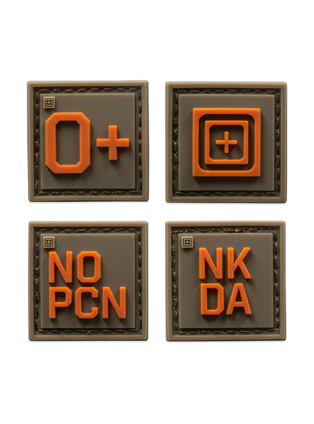 5.11 Tactical - Blood Type Patch Kit O Positive