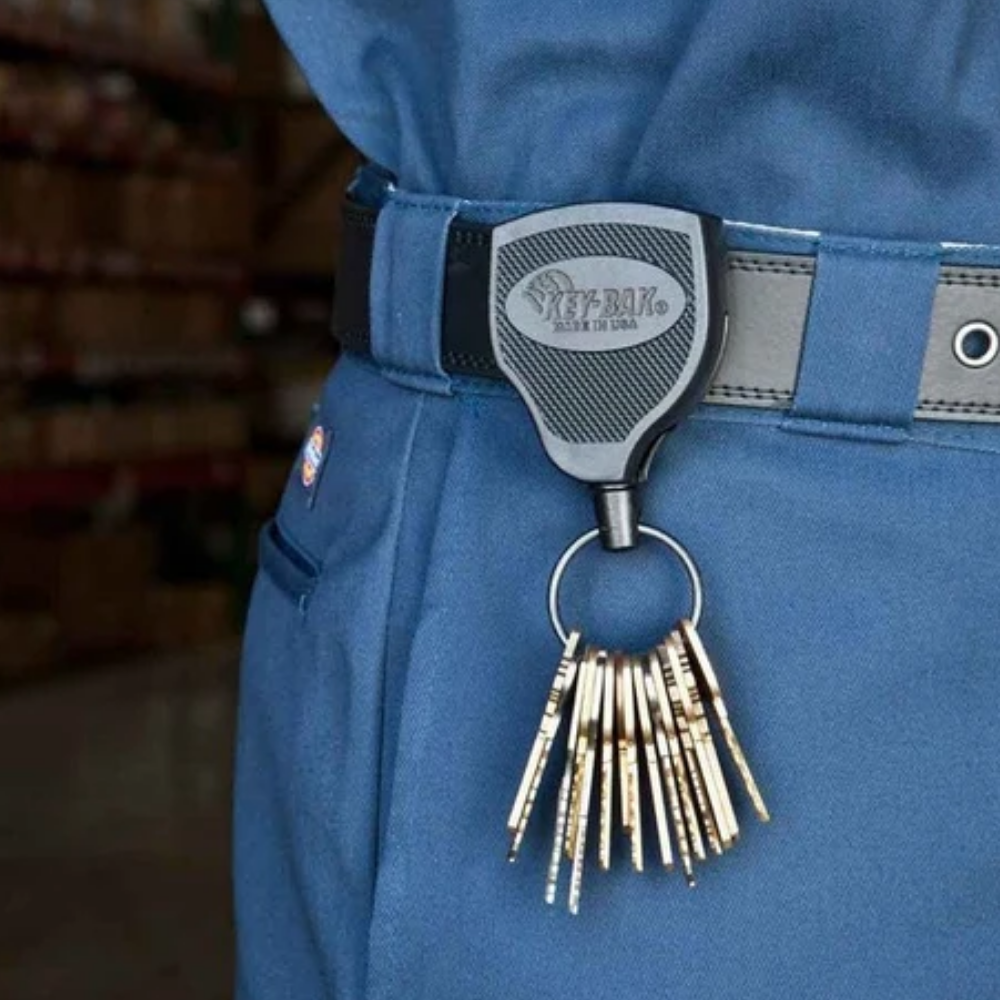 KEY-BAK - SUPER48 48in Heavy Duty Kevlar Cord Tether with Belt Clip