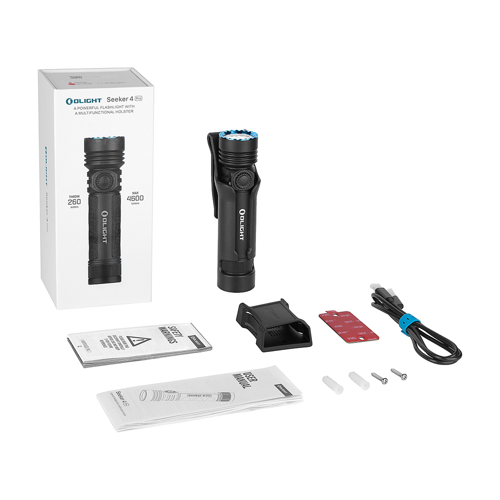 Olight - Seeker 4 Pro | Powerful Rechargeable Led Torch