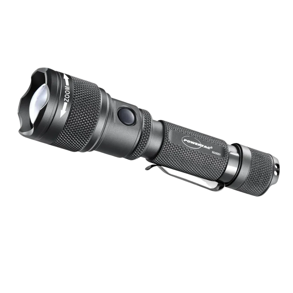 Powertac - FlexBeam GEN2  | 2000 Lumens Adjustable Beam Flashlight