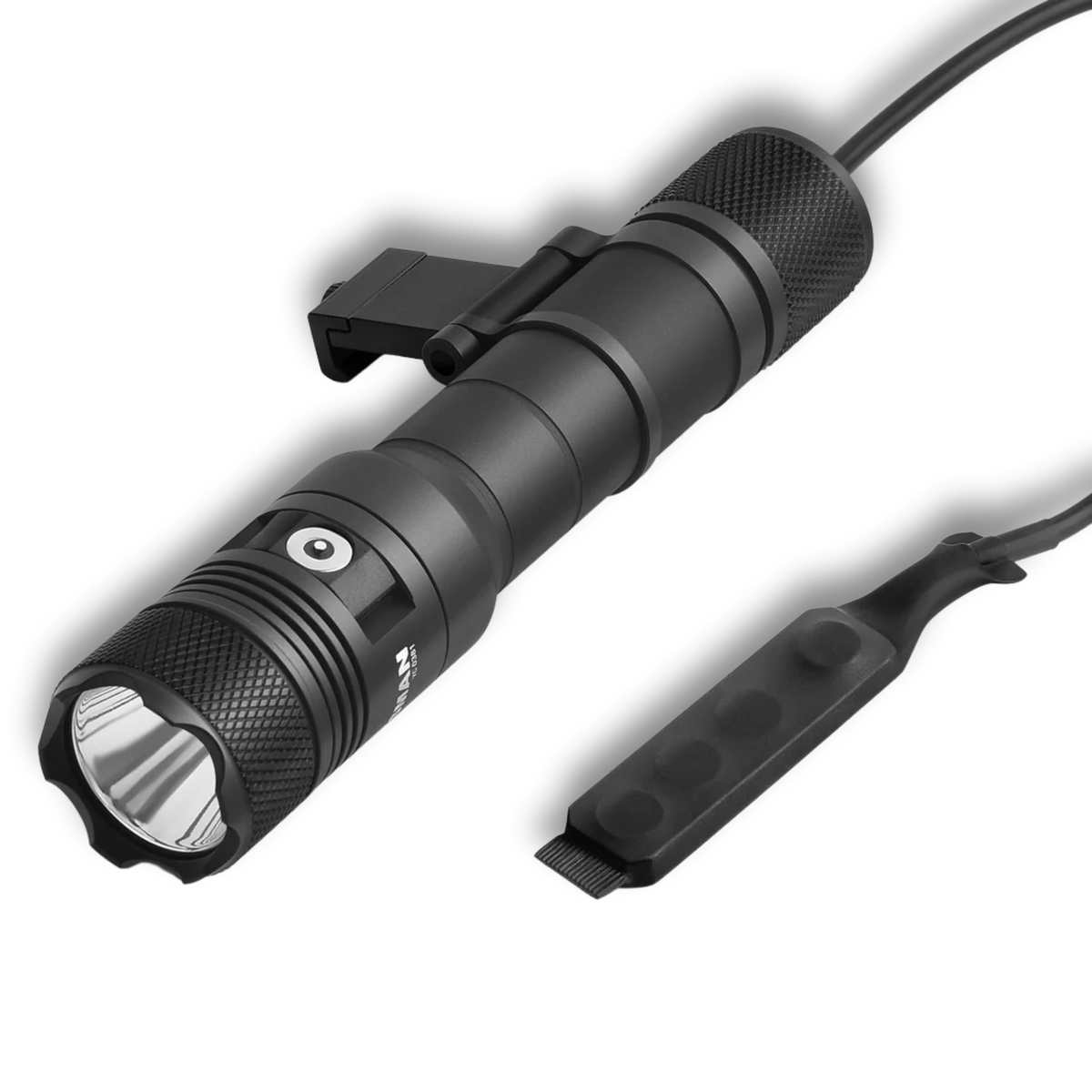 Powertac - Huntsman Tactical WML Package | 1250 Lumen High Power Weapon Flashlight