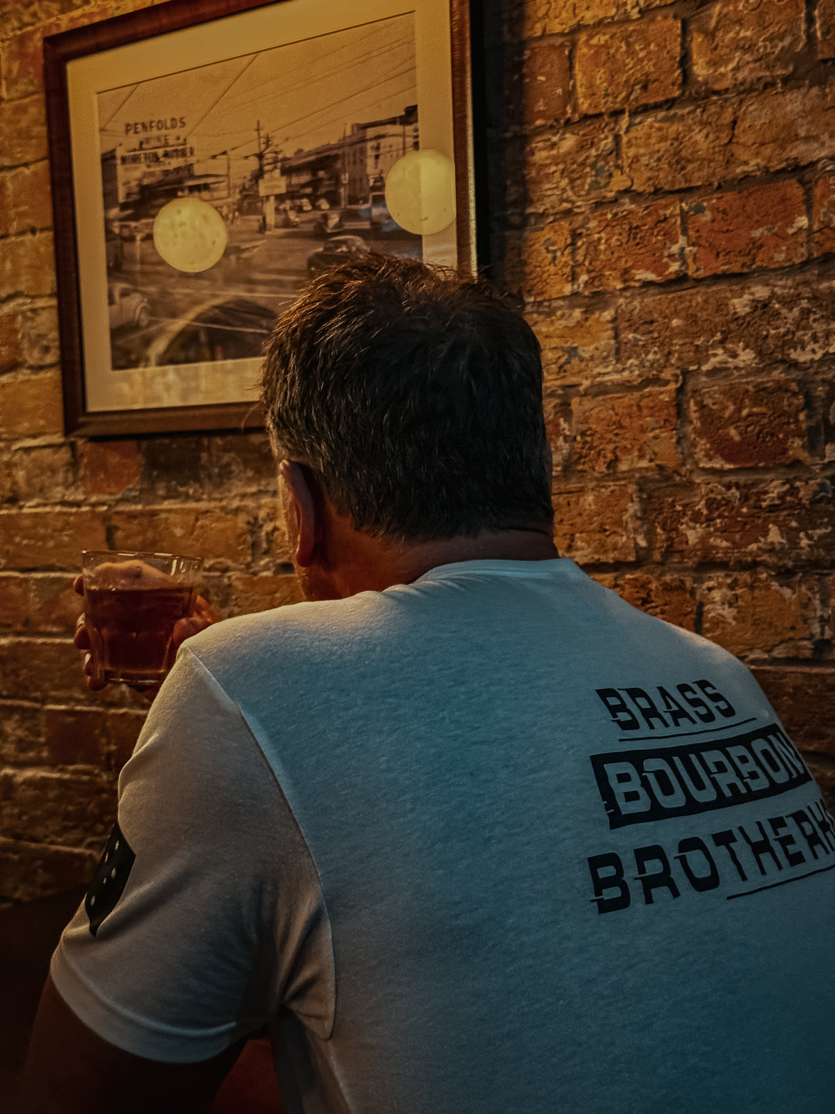 TacSource - Brass, Bourbon & Brotherhood Tee