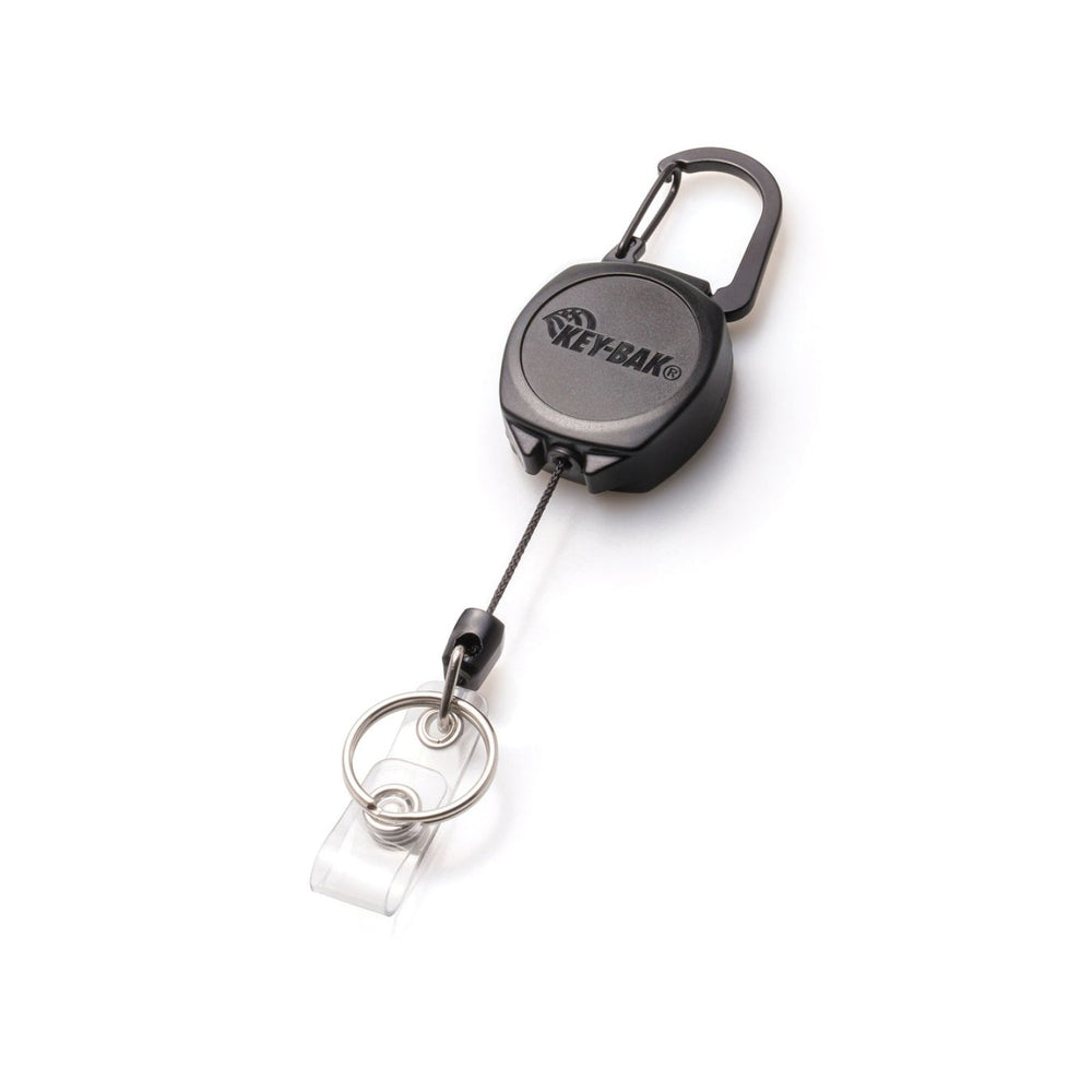 KEY-BAK - Sidekick Twist-Free Carabiner Retractable Keychain and Badge Reel