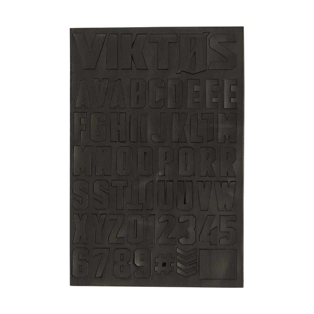 VIKTOS - Moralphabet OSFA Hook and Loop Letters