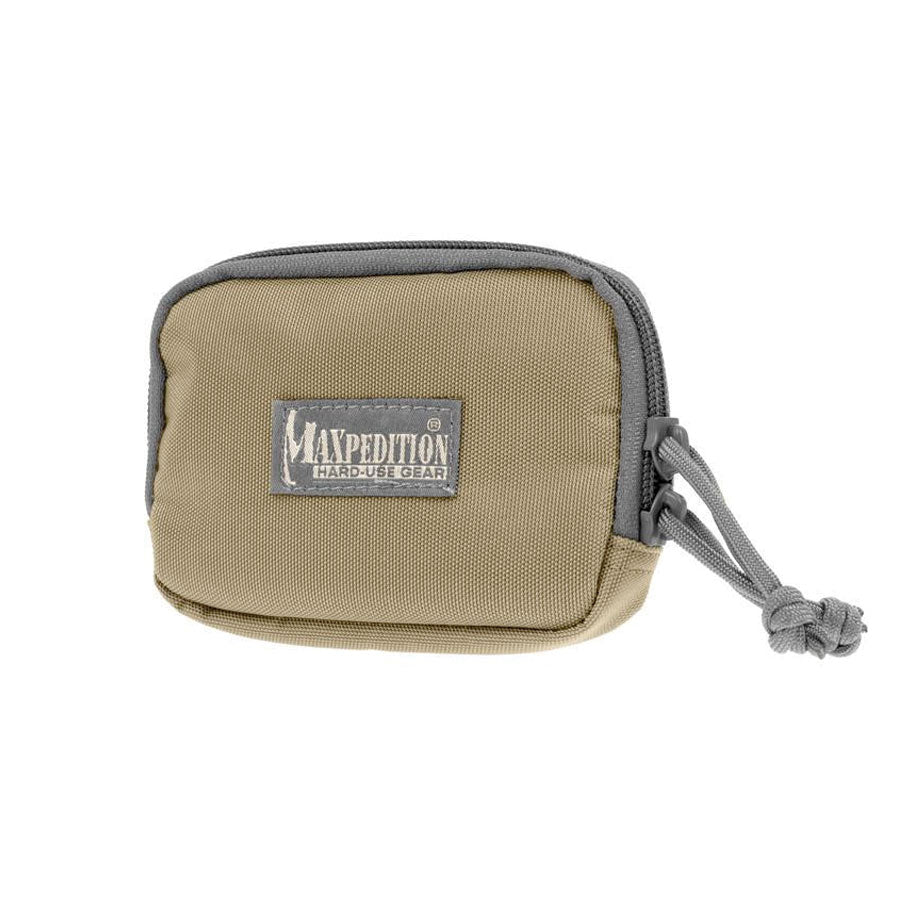 Maxpedition Hook & Loop 3x 5 Inches Zipper Pocket Khaki Foliage-Pouches-Maxpedition-TacSource