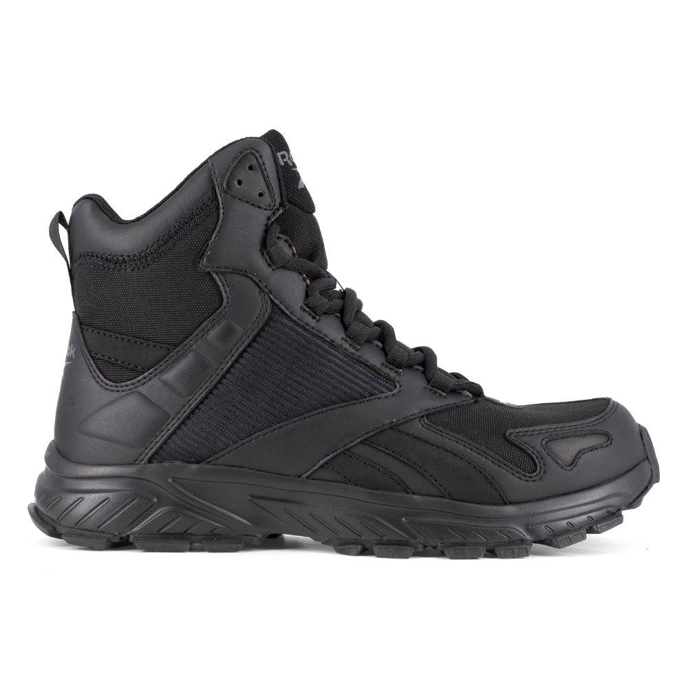 Reebok Hyperium Tactical men's 6-inch trail running tactical boot, side view of the outer side